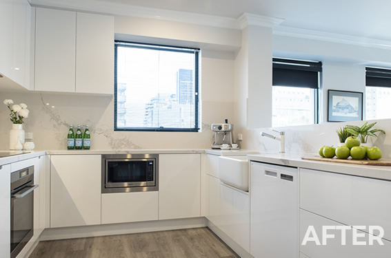 Small Modern Kitchen After A South Yarra