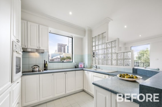 Small Modern Kitchen Before A South Yarra